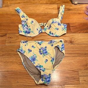 weworewhat floral bikini